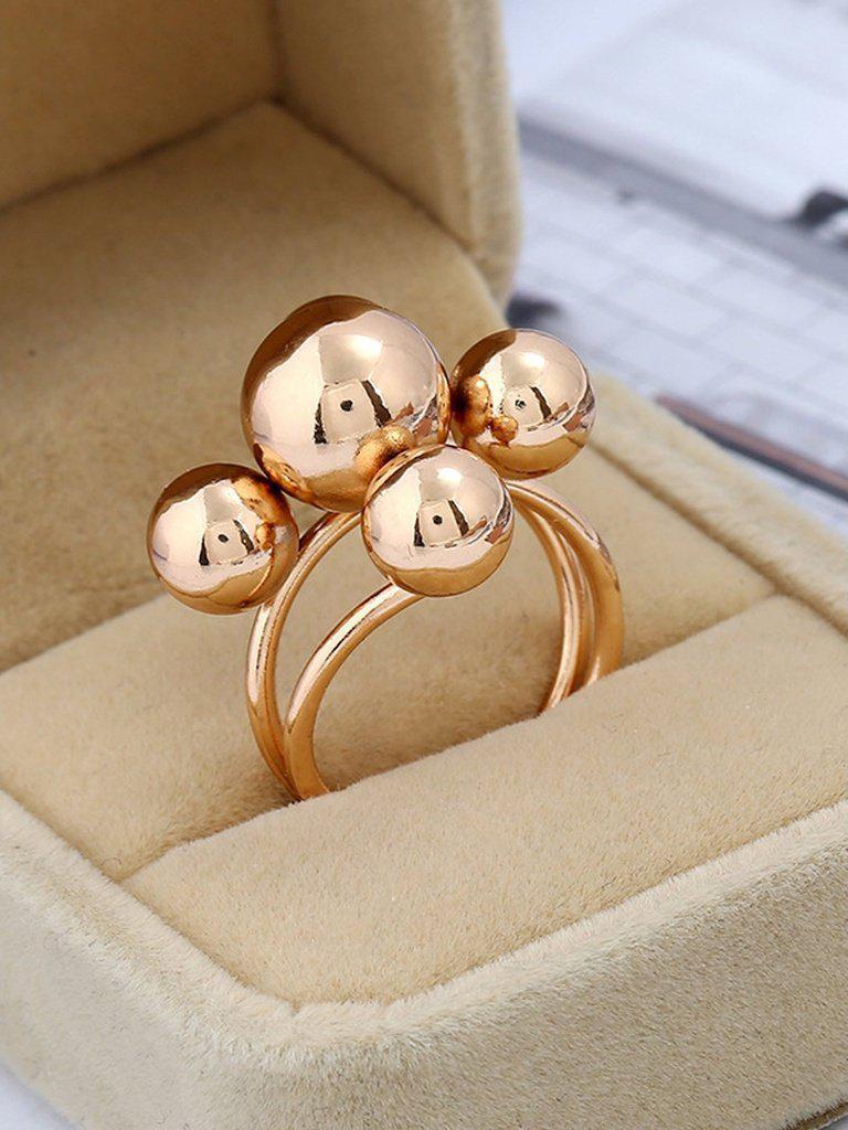 Ball Inlay Spiral Ring-jewelry-Des Mess