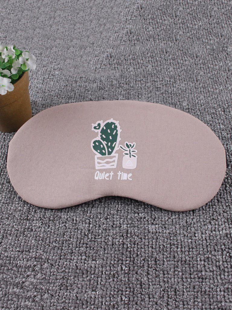 Cactus & Slogan Print Sleeping Eye Mask-others-Des Mess