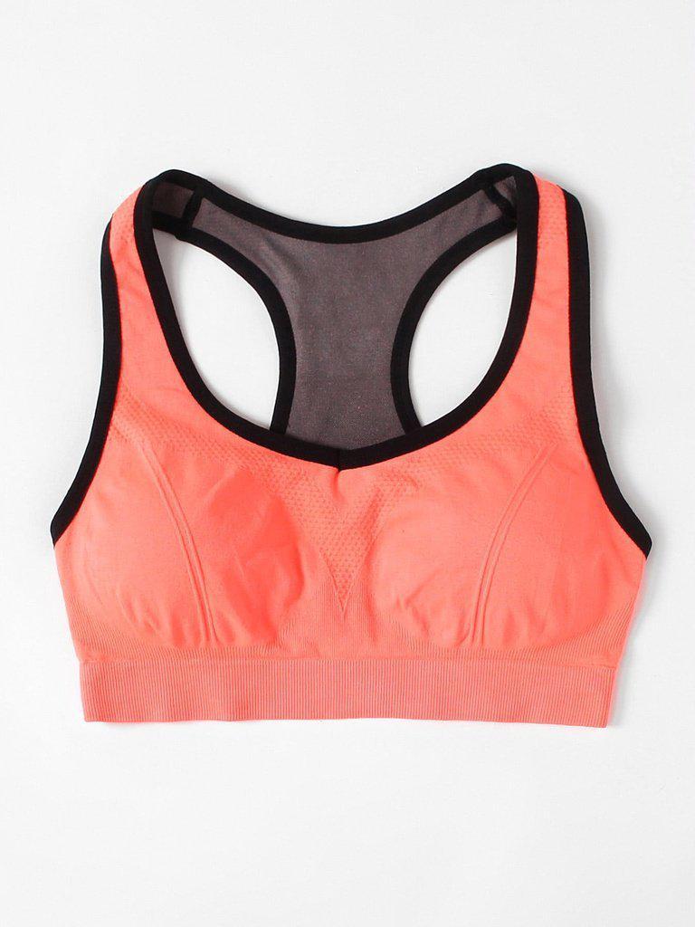 Racerback Cut Out Sports Bra-sportswear-Des Mess