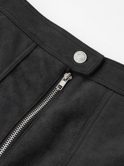 Zip Front Skirt-bottom-Des Mess