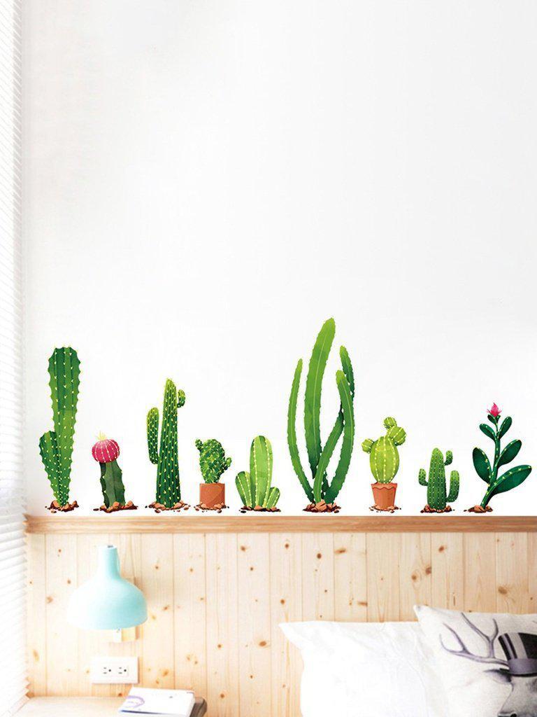 Multi Shaped Cactus Wall Decal-others-Des Mess