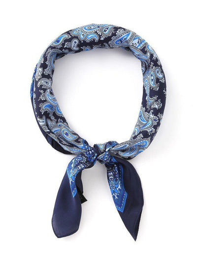 Paisley Print Satin Bandana-accessories-Des Mess