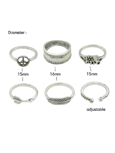 Joint Ring Six-Piece-jewelry-Des Mess