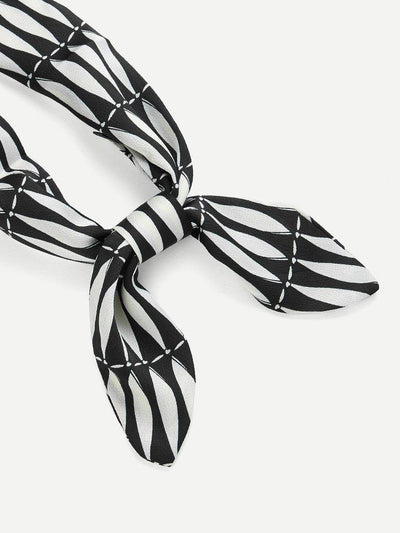 Two Tone Twilly Scarf-accessories-Des Mess
