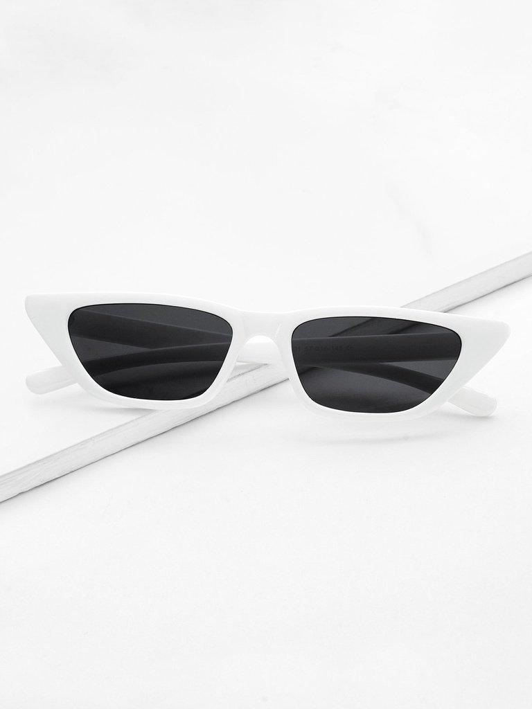 Cat Eye Mirror Lens Sunglasses-accessories-Des Mess