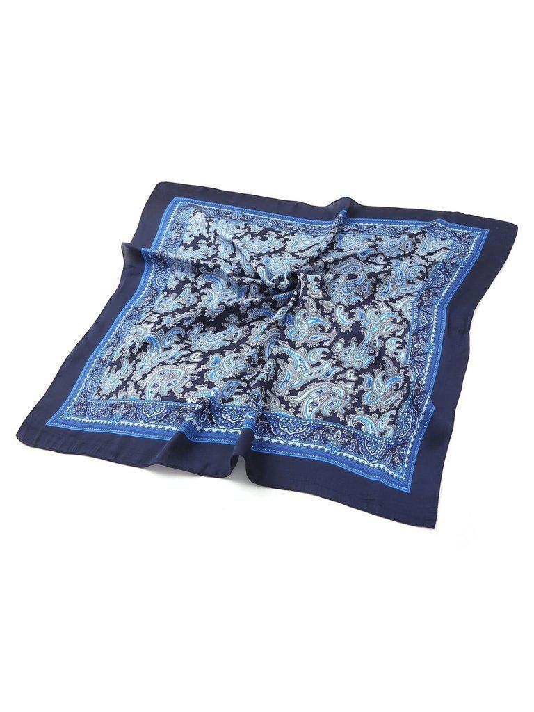 Paisley Print Satin Bandana-accessories-Des Mess