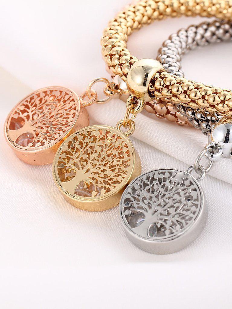 Tree Shaped Charm Bracelet Set--Des Mess