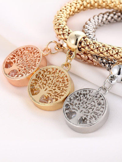 Tree Shaped Charm Bracelet Set--Des Mess