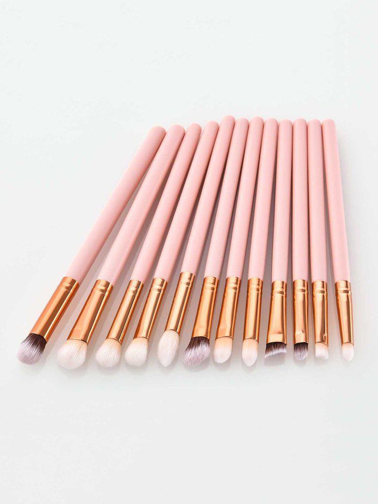 Straight Eye Brush 12pcs-makeup-Des Mess