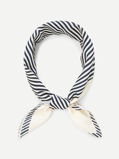 Striped Pattern Bandana-accessories-Des Mess