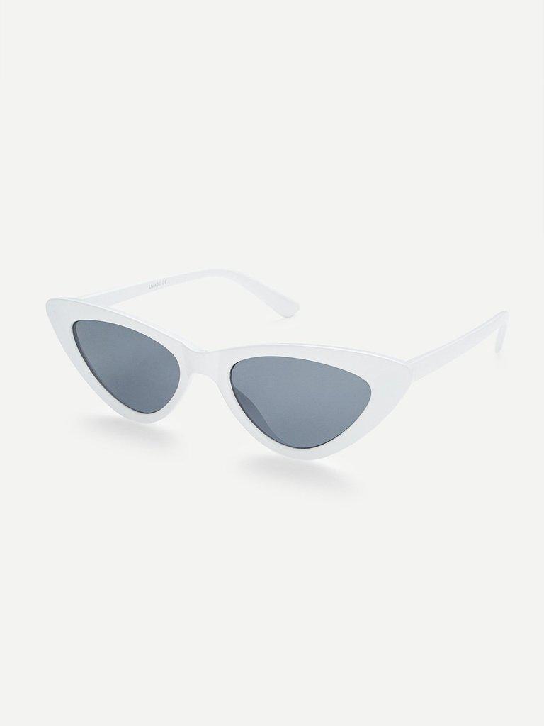 Contrast Frame Cat Eye Sunglasses-accessories-Des Mess