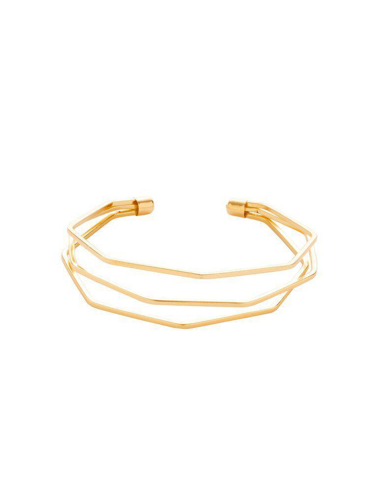 Layered Cuff Bracelet-jewelry-Des Mess