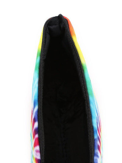 Rainbow Spiral Tie Dye Makeup Bag-makeup-Des Mess