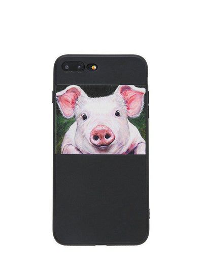 Pig Print iPhone Case-others-Des Mess