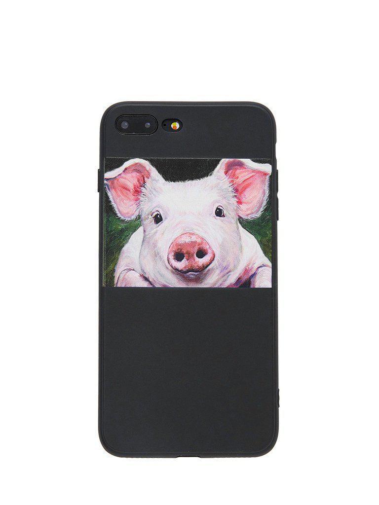 Pig Print iPhone Case-others-Des Mess