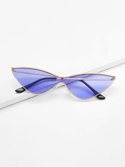 Metal Extreme Cat Eye Sunglasses-accessories-Des Mess