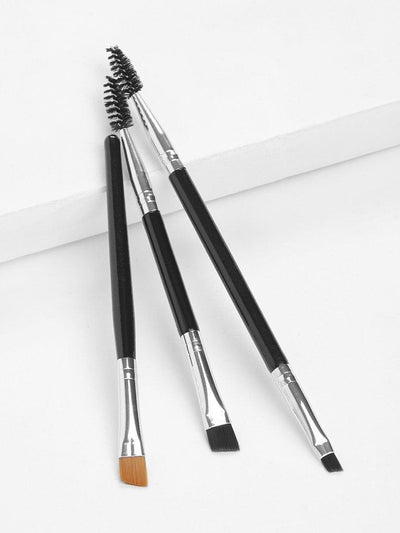 Duo Eye Brow Brush 3pcs-makeup-Des Mess