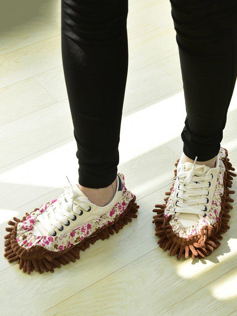 Chenille Mop Slippers-others-Des Mess
