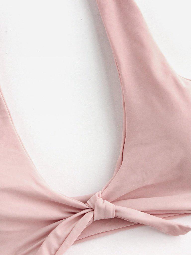 Bow Tie Scoop Neck Bikini Set-swimwear-Des Mess