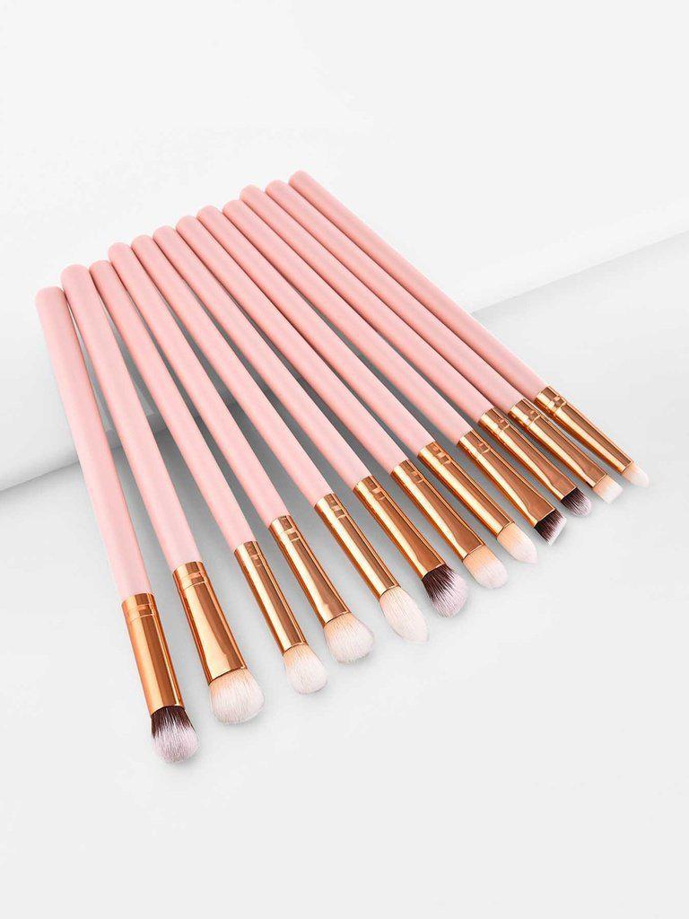 Straight Eye Brush 12pcs-makeup-Des Mess