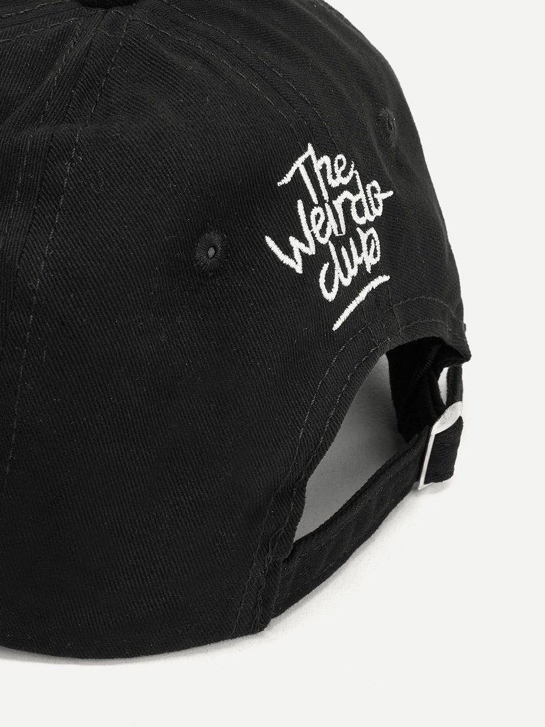 Embroidered Detail Baseball Cap-accessories-Des Mess