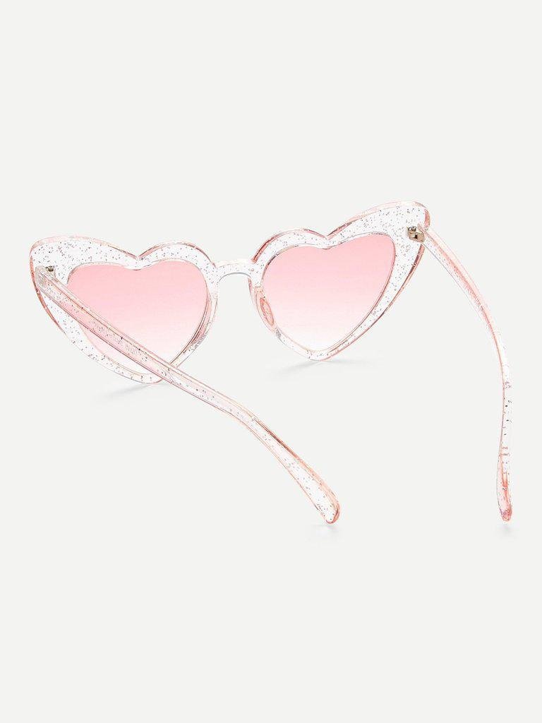 Heart Shaped Frame Sunglasses-accessories-Des Mess