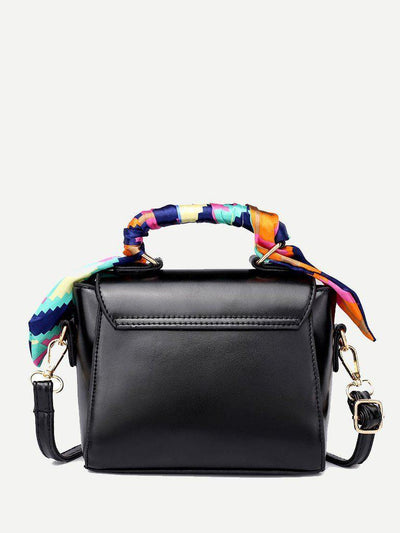 Twilly Scarf Push Lock Shoulder Bag-accessories-Des Mess