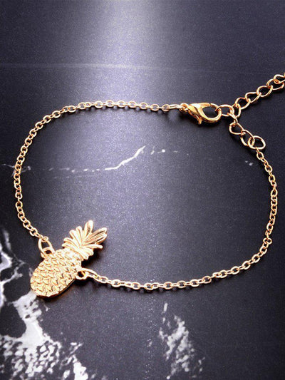 Pineapple Design Chain Anklet-jewelry-Des Mess