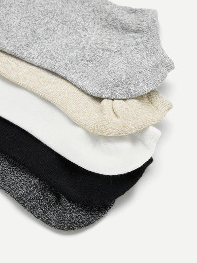 Cotton Invisible Socks 5pairs-accessories-Des Mess