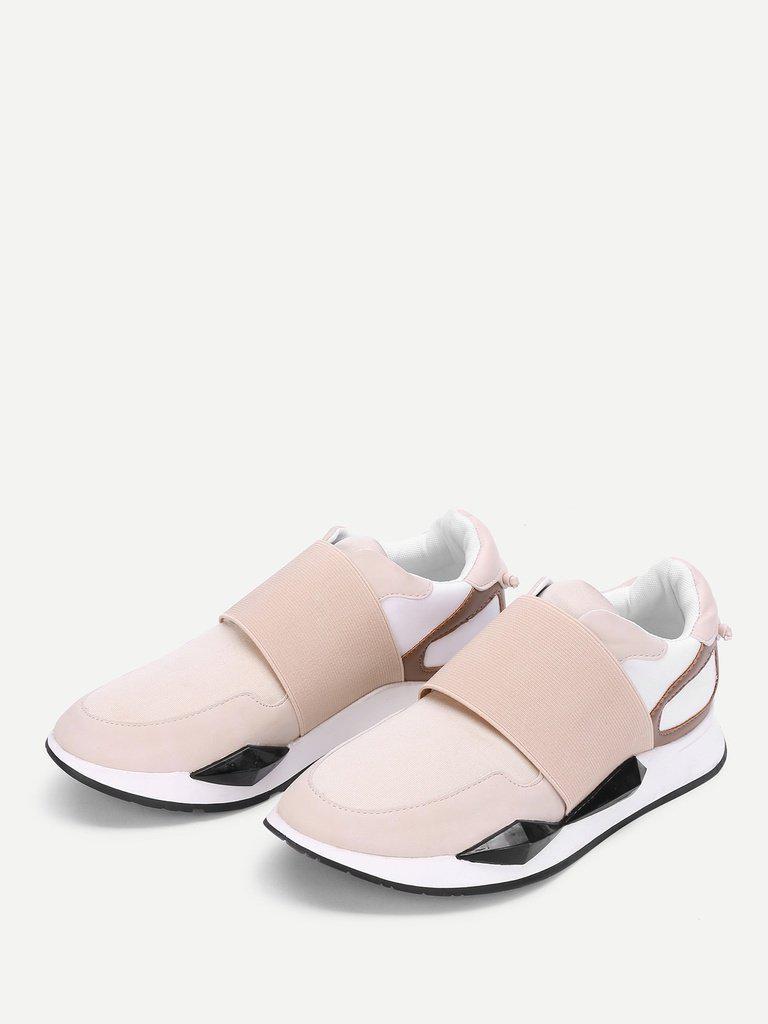 Two Tone Slip On Sneakers-shoes-Des Mess