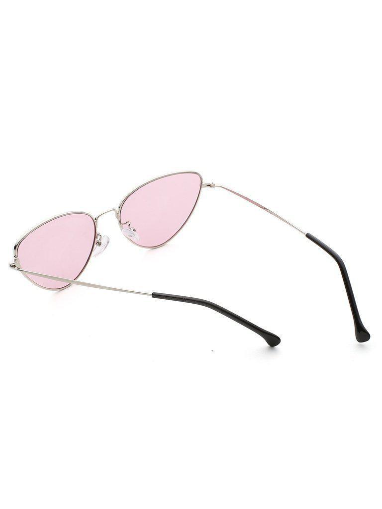 Oval Shaped Flat Lens Sunglasses-accessories-Des Mess