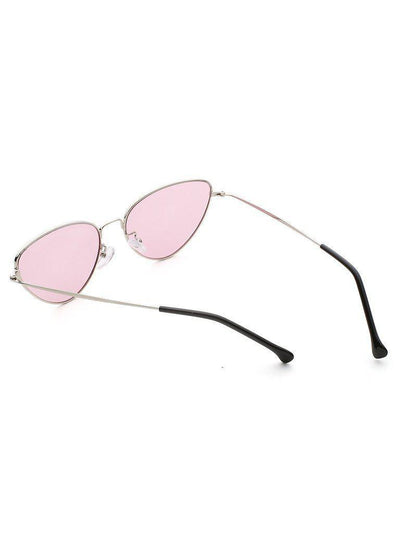 Oval Shaped Flat Lens Sunglasses-accessories-Des Mess