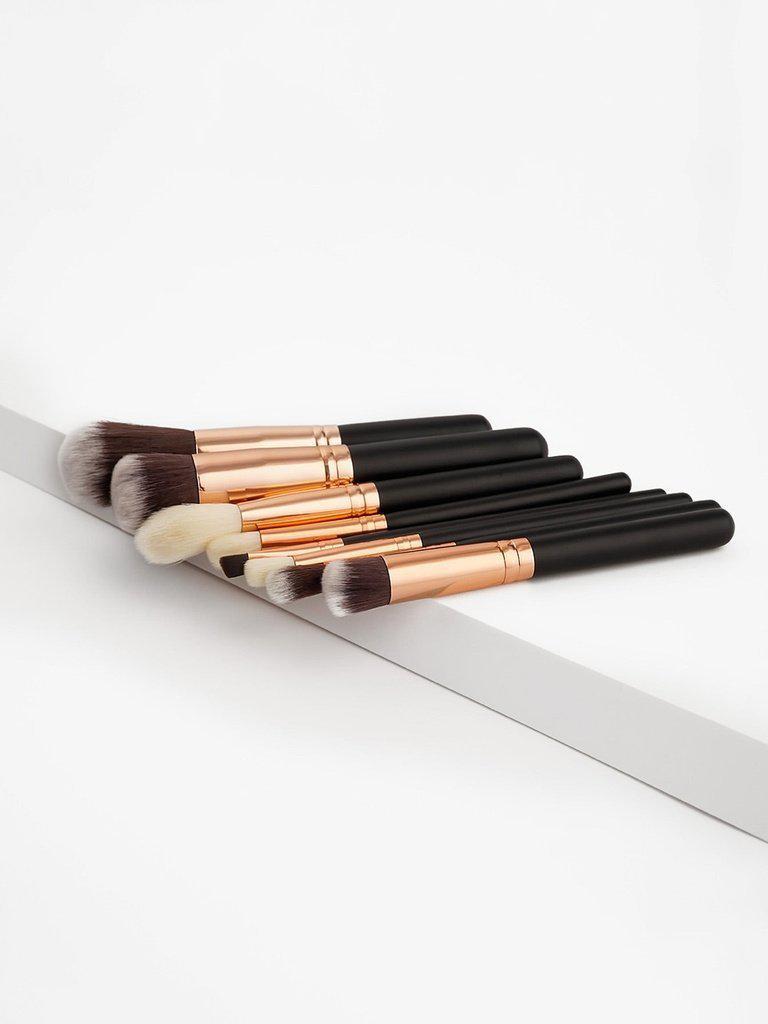 Soft Bristle Makeup Brush Set 8pcs--Des Mess