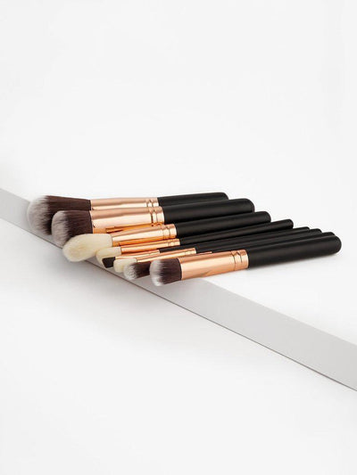 Soft Bristle Makeup Brush Set 8pcs--Des Mess