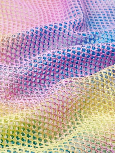 Pastel Tie Dye Mesh Dress-sportswear-Des Mess
