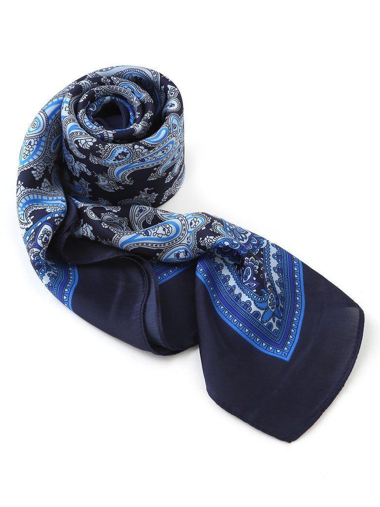 Paisley Print Satin Bandana-accessories-Des Mess