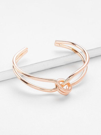 Open Knot Cuff Bangle--Des Mess