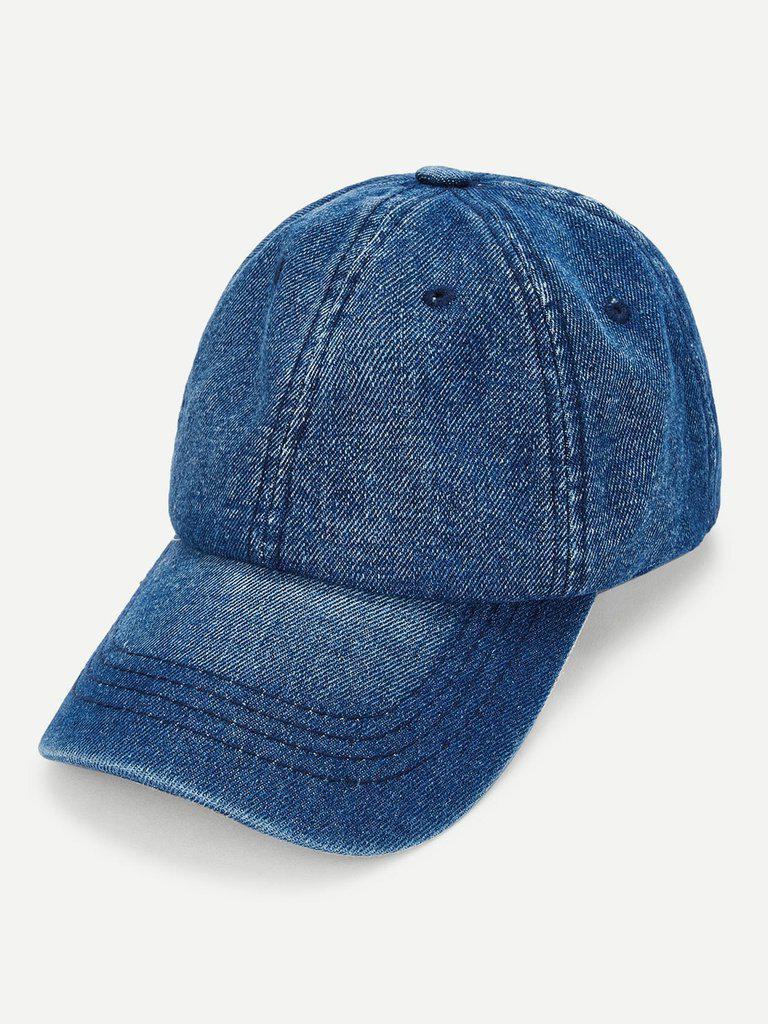 Denim Baseball Cap-accessories-Des Mess