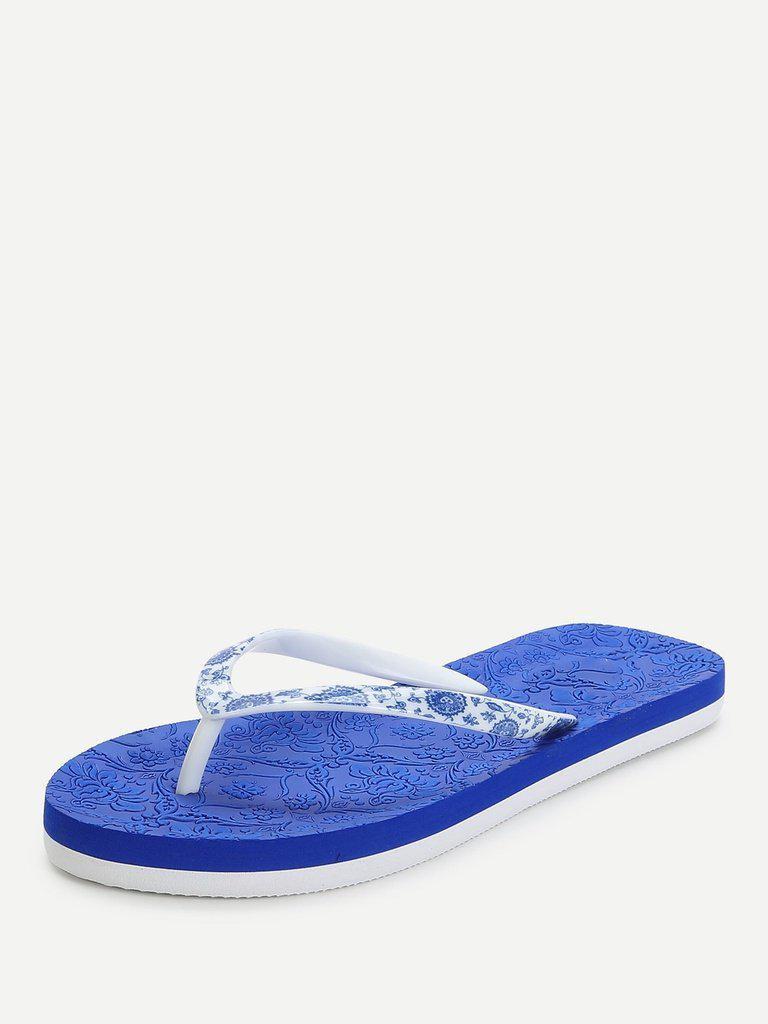 Porcelain Flip Flops-shoes-Des Mess