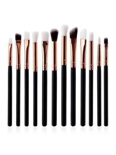 Soft Bristle Eye Brush 12pcs-makeup-Des Mess