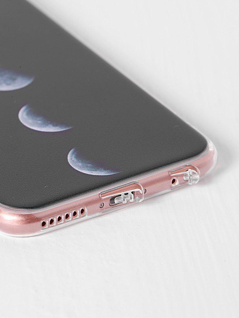 Black Total Solar Eclipse Pattern iPhone Case-others-Des Mess