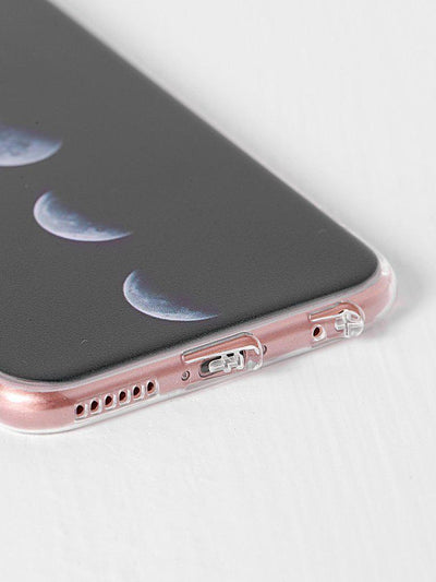 Black Total Solar Eclipse Pattern iPhone Case-others-Des Mess