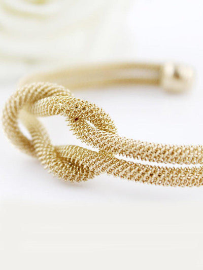 Gold Double Twine Bracelet--Des Mess