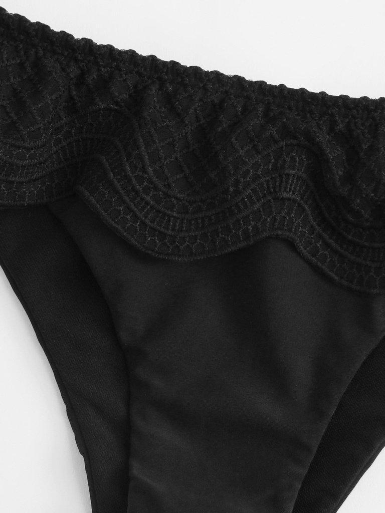 Crochet Lace Halter Bikini Set--Des Mess