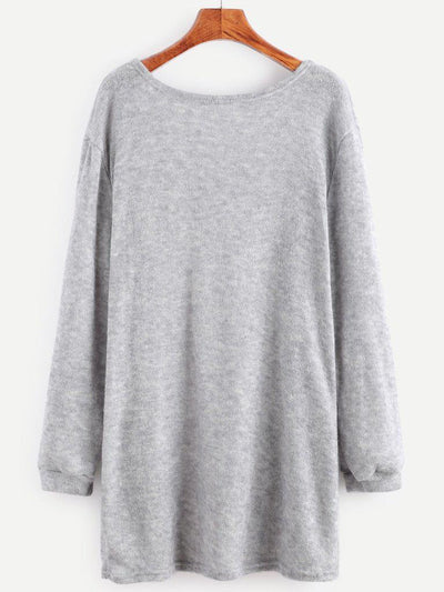 Elastic Cuff Cardigan With Pockets-outerwear-Des Mess