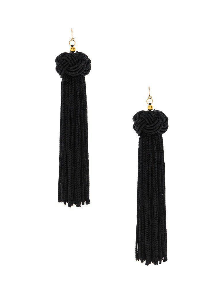 Statement Tassel Drop Earrings-jewelry-Des Mess