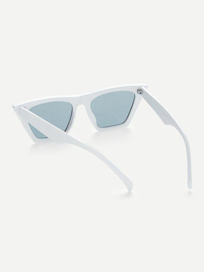 Cat Eye Flat Lens Sunglasses-accessories-Des Mess