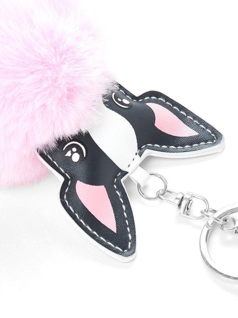 Dog Detail Pom Pom Keychain-others-Des Mess