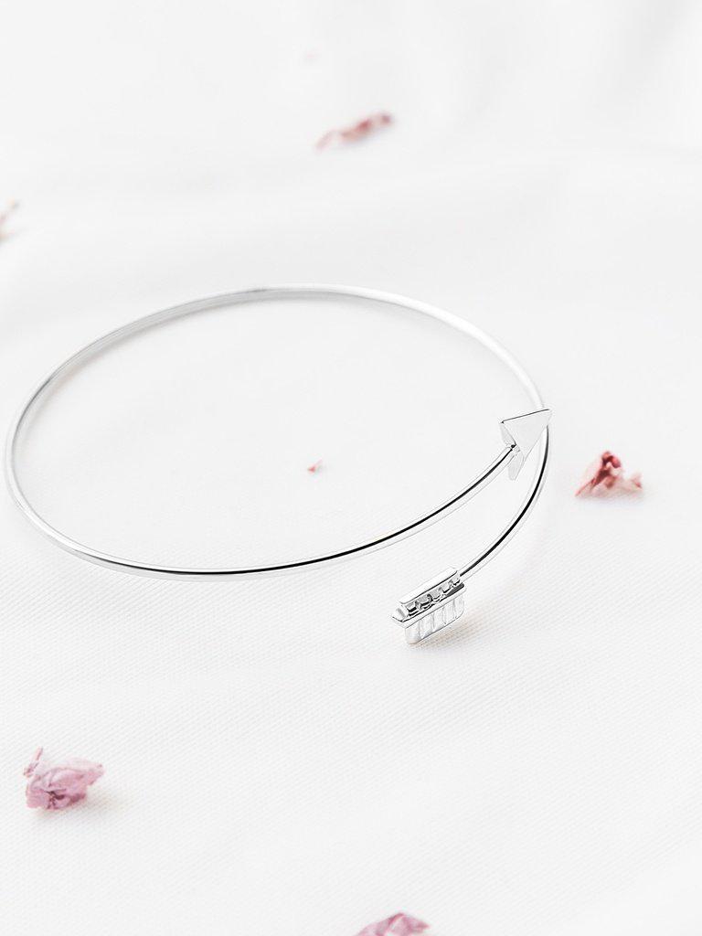 Silver Arrow Cuff Bracelet-jewelry-Des Mess