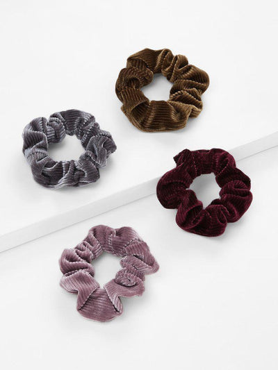 Hair Scrunchie 4pcs-hair-Des Mess